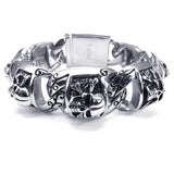 European and American Hip-hop Punk Style Titanium Steel Bracelet