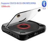 Portable CD Bluetooth-compatible Hifi Speaker Touch Control HIFI Walkman Disc 3.5mm Jack USB Stereo Music Player