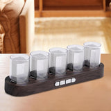 Nixie Tube Retro Design Creative USB Interface Clock - Multi Mode Adjustment, Glow Tubes for Bedroom Bookshelf