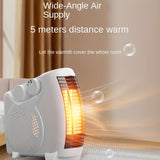 1pc, Small Heater With Heating And Fan Modes,Home Desktop Heating Fan, Office Dormitory Vertical Desktop Heater, Silent Energy-saving Fast Heating Heater For Home Office School Thanksgiving Halloween Christmas Gift Fall Winter Essential