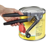 Commercial Hand Crank Can Opener Manual Heavy Duty with Comfortable Extra-Long Handles Oversized Knob