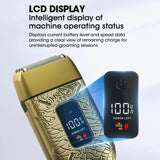 2024 New Resuxi LK-3305 All-metal Electric Usb Shaver Men's Household Razor Hair Trimmer Barber Shop Accessories