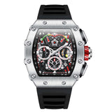 Sports Men's Watch ONOLA Luxury Fashion Fully Automatic Mechanical Watches men Unique Design Waterproof Tape Watch Wristwatch