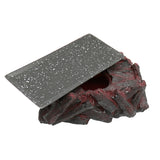 Japanese Style Volcanic Charcoal Modeling Barbecue Plate Ceramic Plate Charcoal Barbecue Meat Dry Ice Hotel Restaurant Tableware