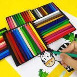Wax Colorful Triangle Crayons Kids Safe Odorless Waterproort Supplies for Preschoolers Mini Crayon Stic