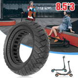 8.5Inch 8.5x3 Off-Road Solid Tires Wear-resistant Puncture-proof Tire Parts For Vsett 9+/Zero 8 9Pro/Kugoo G2 Pro Scooter