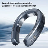 2024 NEW Hot Sale Hanging Neck Portable Air Conditioner USB Electric Fan Fun 2 In 1 Strong For Home Office Dormitory