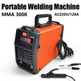 300K MMA Portable 220V EU Arc Welder Inverter hine Mini Iron Electric Welding Equipment Car Repair
