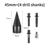 Chop Drill Bit Tool Splitting Cone Log Splitters Breaking hine Wood breaker Firewood chopper