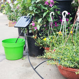 Solar-Powered Automatic Drip Irrigation Kit for Plants - Self-Watering Devices with Water Sensor Timer