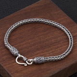 Vintage Fashion Fried Dough Twist Woven Square Bracelet