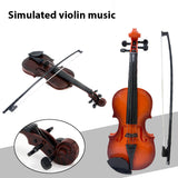 Simulated Music Practice for Beginners Violin Kit Musical Instrument Exquisite Workmanship Performance Props