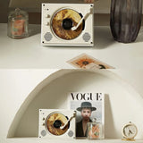 Wall Mounted Bluetooth Speaker Classic Retro Lossless CD with Remote Control Wilress Music Player Support U Disk Play Hot