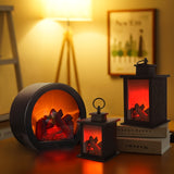Woodwood fireplace wind lamp touch switch intelligent simulation of charcoal decoration (excluding batteries)