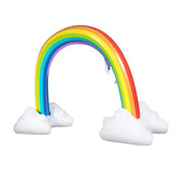 Inflatable Rainbow PVC Lawn Sprinkler Bridge - For Outdoor Fun