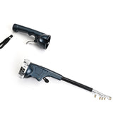 23cm Folding Rod with Spinning Reel Built-in Ergonomic Handle Portable Telescc Pole Outdoor Fishing Accesory