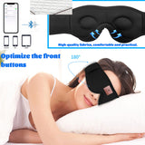 Wireless Bluetooth 5.0 Headphones Sleeping Eye Mask Stereo Headband Earphone 3D Sleep Mask Music Headset