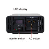 Pure Sine Wave DC 12V 24V 48V To AC 220V 4000W 5000W Solar Power Frequency Converter 50hz Car Inverter Transformer