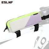 ESLNF Portable Cycg Top Tube MTB Road Tool Bag Color Block Waterproof Ultralight Bicycle Pannier Pocket