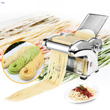 110V 220V Multifunctional Noodle Maker Stainless Steel 6 Gear Control Electric Spaghetti hine Dumpg Dough