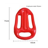 Beach Lifeguard Children Practice Swimming Surfboard Red Iatable Floating Board Blowing Toy