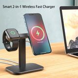 Charging Stand Home Office Storage Holders Smart Watch CellphoneWireless Charger Holder Cellphones Accessory Black