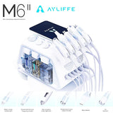 M6 pro Equipment 6 In 1 Multi-functional Bubble Facial lifting Hydra Dermabrasion Water Peel Skin rejuvenation Beauty hydro microdermabrasion hine