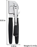 Commercial Hand Crank Can Opener Manual Heavy Duty with Comfortable Extra-Long Handles Oversized Knob