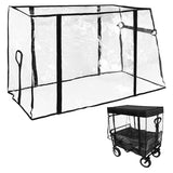 Camping Trolley Rain Garden Picnic Wagon Stroller Cart Waterproof Cover With Double Zips Outdoor Hiking Accessories