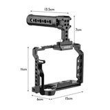 Andoer Aluminum Alloy Camera Cage Kit with Top Handle Grip Replacement for Sony A7 IV
