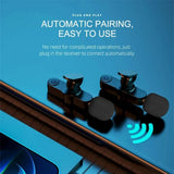 3-in-1 Lavalier Lapel Wireless Microphone Professional Mini Mic for Mobile Phone Camera Studio Use Live Streaming Teaching