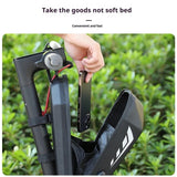 ESLNF Electric Scooter Storage Hard Shell Frame Waterproof Front Bag Folding Bike Bicycle Head Handle Carry Bags