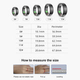 Men Titanium Steel Shell Health Monitoring 3ATM Waterproof 100+ Sport Modes Smartring Women 2024 New Smart Ring Gift