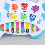 Cartoon Cow Animal Farm Keyboard Piano Baby Music Note Learning Developmental Educational Kids Toy