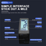 Ebike LCD Mini Meter KT-LCD4 Display Waterproof Connector for KT Controller Electric Bicycle Conversion Kit