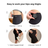 High Waist Yoga Pants with EMS Muscle Buttocks Hip Trainer Abdominal ABS Stimulator Fiess Body Slimming Massager