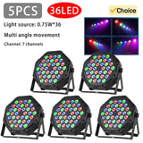 3W*60 RGB Stage Light party wedding disco lights dmx 512 sound control dj ballroom club stage lamp 3 in 1 par light
