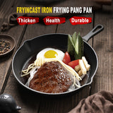 1pc/3pcs Saute Fry Pan - Pre-Seasoned Cast Iron Skillet - Nonstick Frying Pan 15.24 Cm, 20.32 Cm And 25.4 Cm Cast Iron Set