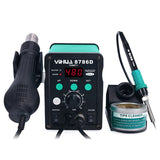 YIHUA 8786D Soldering Iron Hot Air Desoldering Digital Rework Station Phone Repair BGA SMD Solder Tool Welding hine