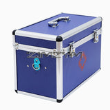 Aluminum Alloy Medicine Box Case with Handle Sturdy First Aid Kit Metal Household Organizer Chest Portable Cabinet