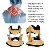 Adjustable Cervical Traction Device Pain Relive Collar Fixation Neck Care Recover Tool