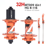 Mtb Arc Bicycle 32 Holes Cassette Bike Cubes Rear Hub 135x10 for Bmx Cube HG MS XD Freehub 1112 Speed