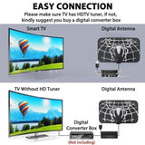 MAYTO European And American HDTV Mini High-Definition Digital TV Antenna DVB-T2
