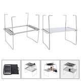 Single Unit Frame Stove Table with Bag Multifunctional Stand Folded Shelf for Family Reunions Hiking Backpacking Garden Fishing