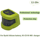 Newest P119 Replacement Power Tools Accessories for Ryobi Ni-Cd Ni-Mh Li-ion 12V 14.4V 18V 20V Battery Charger