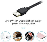 USB steam sleep mask care tool to relieve pressure fatigue dry blepharitis warm treatment eye massager