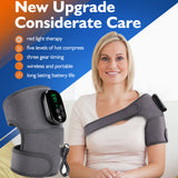 Infrared Red Light Therapy Brace 660nm&850nm Luminotherapy Heating Shoulder Massager Warm Wrap Knee Pad Muscle Relax