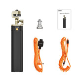 Photography Fill Light Power Handle Battery Grip 180Rotatable D-Tap USB-C for Aputure amaran 60ds Zhiyun Molus X100