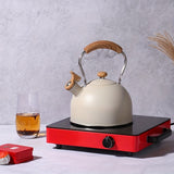1pc, 2.5L Stainless Steel Whistling Tea Kettle - Boil Water Quickly and Easily - Perfect for Tea Lovers and Home Cooks