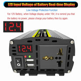12V to 110V/220V Energy System 6000W 8000W Pure Sine Inverter 300W Solar Panel 150A Charge Controller Power Generation Kit